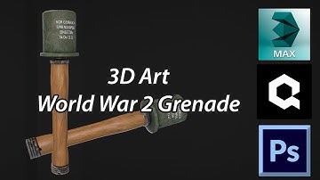 3D Speed Modeling - WW2 Grenade