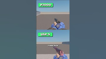 P2000 é melhor que a USP? Veja o teste! #CS2 #USPvsP2000 #CS2Tips #DicasCS2  #MWHS  #PVC #fyp
