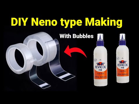 Making Nano Tape With Fevicol😱😱 Homemade Nano Tape| How to make nano tape at home #viral #trending