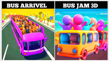 Bus Arrivel vs Bus Jam 3D - Android iOS Mobile Gameplay Walkthrough @KLSKINBOX