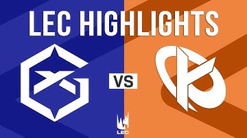 GX vs KC Highlights | LEC 2025 Winter Split Week 1 Day 3 | GIANTX vs Karmine Corp