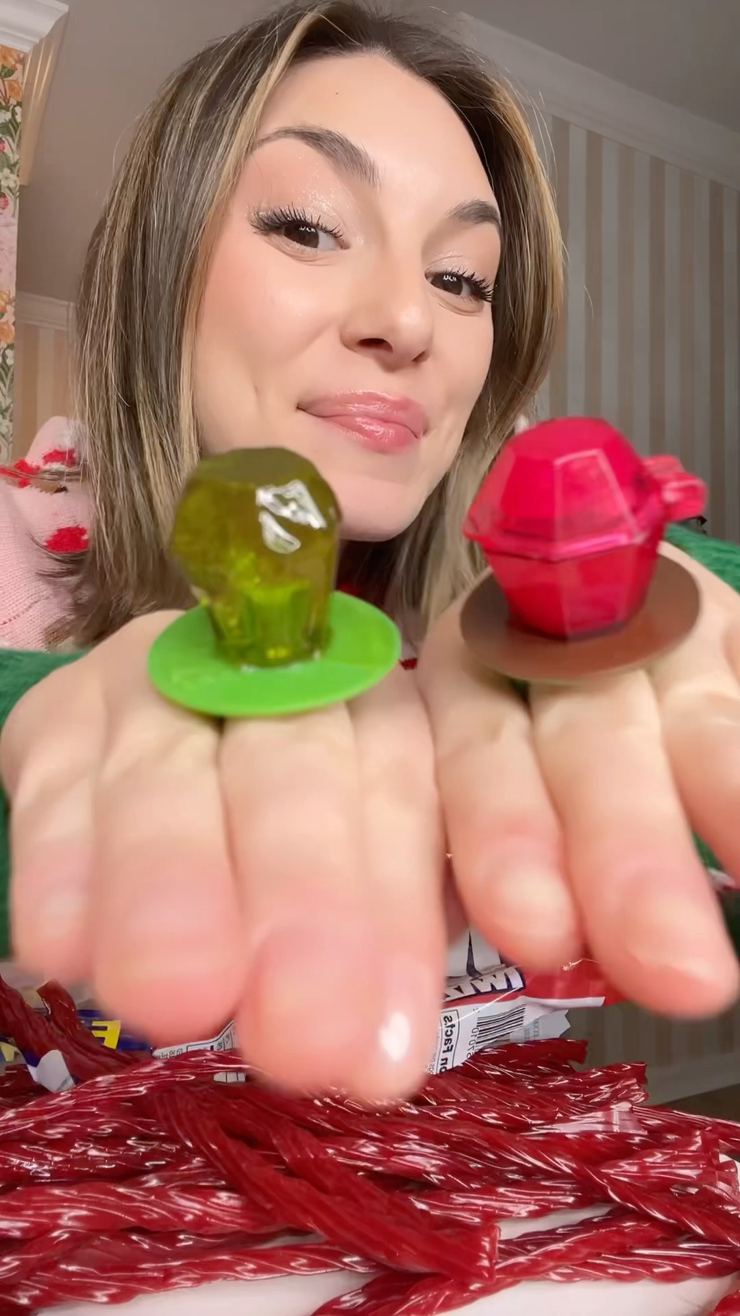 Only pick the sweets challenge! ? #candy #lipbalm #makeup