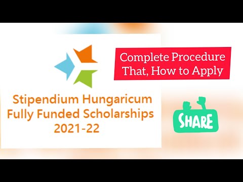 How to Apply For Hungarian Stipendium/ Scholarships 2022