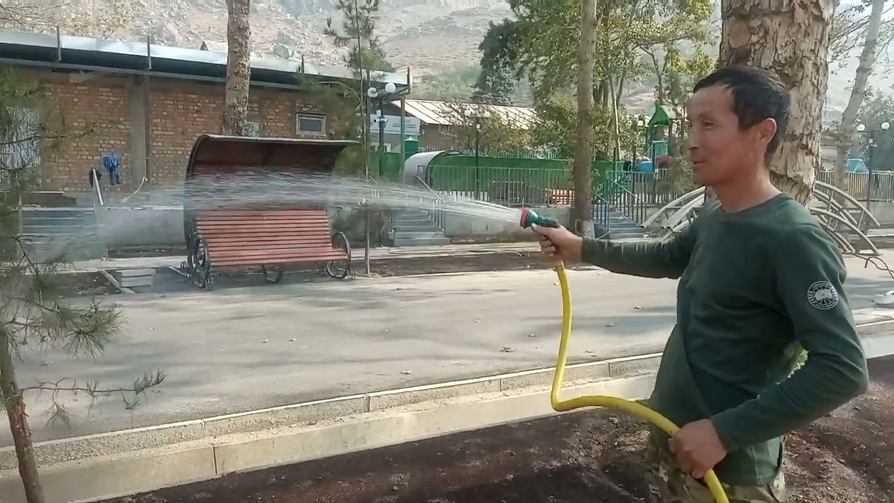 Кадамжай да биринчи жолу заманбап парк курулууда. 