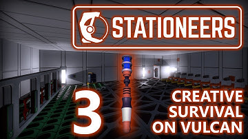 Stationeers creative survival - Vulcan - E3: CO2 and temperature struggle, Jetpack refiller