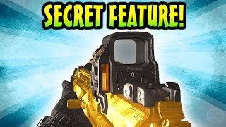 COD Ghosts: Holographic Sight Secret Feature! How To Use It Tutorial (COD Ghost Tips & Tricks)