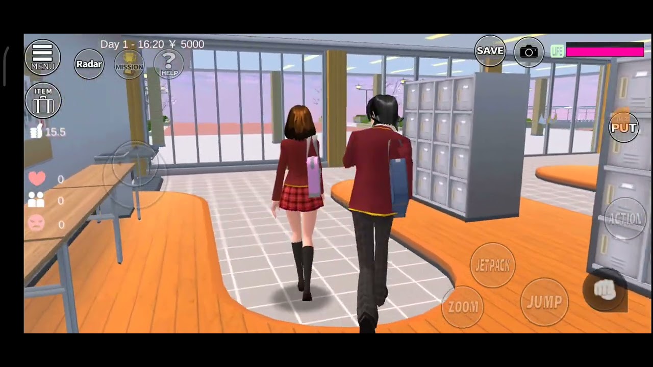 ကျောင်းသူလေးအပိုင်း၃#youtube #sakuraschoolsimulator #1million #sauravjoshivlogs #this #sakura #cute