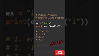 Famous Practice Tricky Python Problem 5 Profile
