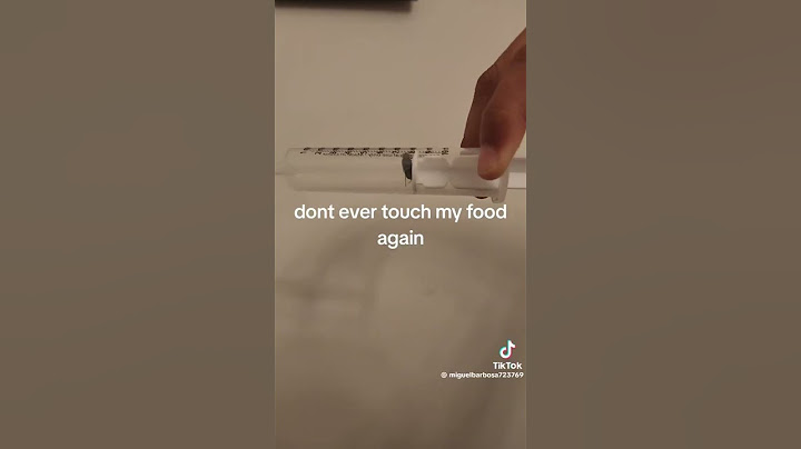 HE WILL NEVER EAT MY FOOD AGAIN!