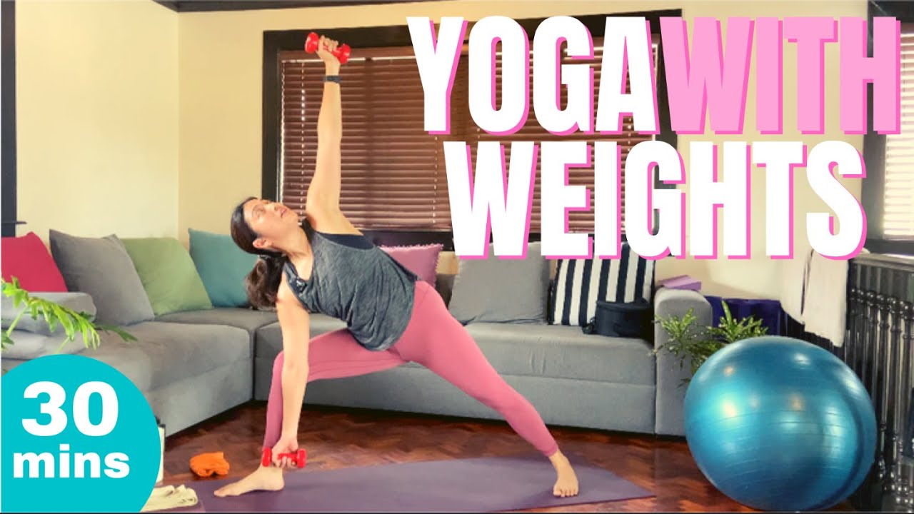 Yoga with Weights - YouTube