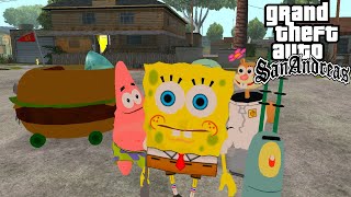 Spongebob In GTA San Andreas | GTA Mods
