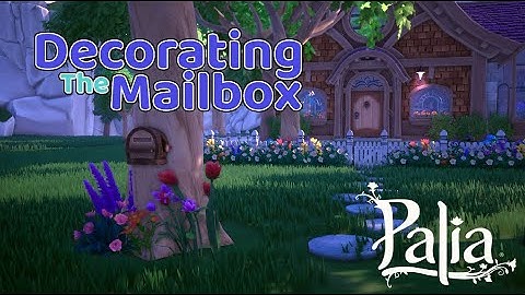 Decorating the Mailbox (out of bounds) in Palia.