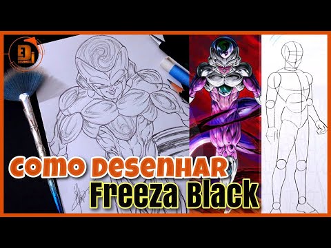 COMO DESENHAR FREEZA DOURADO