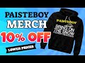 10% OFF Paisteboy Merch Promo NOW Thru 9-7-21