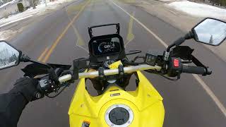 First ride with my vstrom 800de 2023 and tryout of the mccruise control