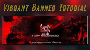 [Tutorial] Vibrant Banner/Header Tutorial - Photoshop