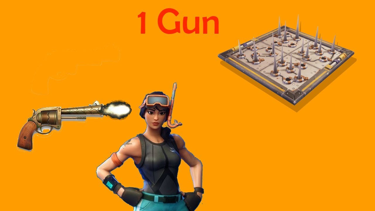 Fortnite: 1 Gun revolver montage - YouTube
