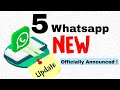 Whatsapp Big Update | 5 New Features | Muz21 Tech