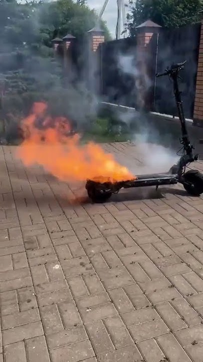 Kugoo G2 pro max самовозгорание.. #russia #юмор #пожар #kugoo # ...