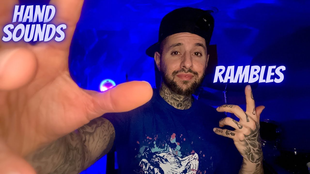 ASMR | Fast & Aggressive Hand Sounds & Rambles W/Visuals For Max Tingles
