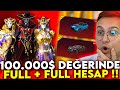 100.000$ HESAP İNCELEDİK! DESTANSI VE NİHAİ DOLU! PUBG Mobile