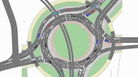 VISSIM TramPriority Roundabout extract med