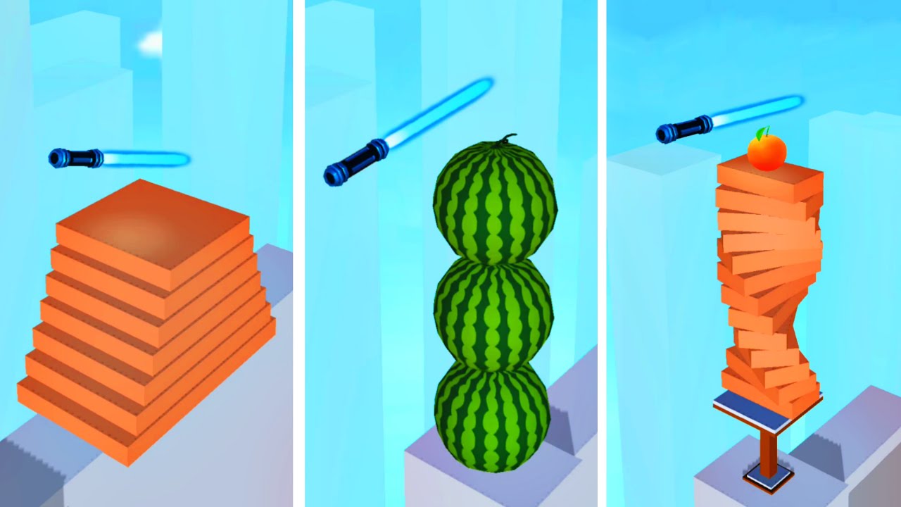 Almost Cut 🔪⚔️🪓 Very Satisfying And Relaxing ASMR Slicing Game Perfect!