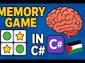 🧠 Memory Game in C# (.NET) | Test Your Mind & Focus 🎮