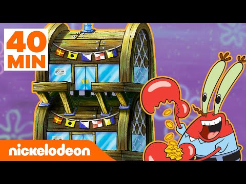 Spongebob | 40 MENIT Krusky Krab yang dirombak!  | Nickelodeon Bahasa