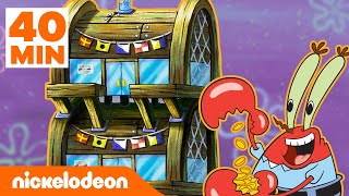 Spongebob | 40 MENIT Krusky Krab yang dirombak!  | Nickelodeon Bahasa