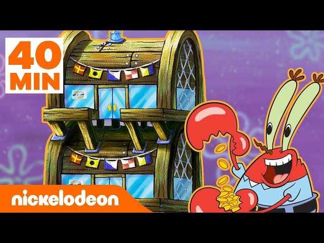Spongebob | 40 MENIT Krusky Krab yang dirombak!  | Nickelodeon Bahasa class=