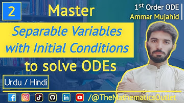 Separable Differential Equation Initial Value Problem | Separable differential equations || Lec 2