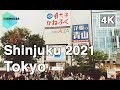 【4K】🇯🇵🗼Walking around Shinjuku Station (新宿駅) (99% people wearing masks!) 2021🎧 in Tokyo, Japan