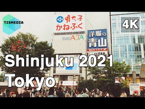 4k Walking Around Shinjuku Station 新宿駅 99 People Wearing Masks 21 In Tokyo Japan Youtube