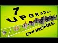 7 Minecraft 5x5 Church Upgrades Speedbuild Timelapse