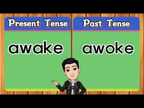 MOST COMMON IRREGULAR VERBS | Past Tense and Present Tense | Part 1