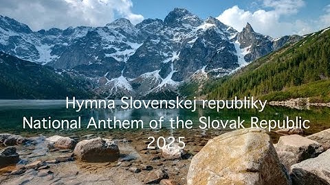 Hymna Slovenskej republiky / National Anthem of the Slovak Republic - 2025