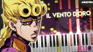 Giorno Theme/Il vento d'oro - JoJo's Bizarre Adventure:Golden Wind OST/Soundtrack | piano