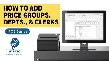 2.  Back-Office  - Adding Price Groups & Departments & Clerks