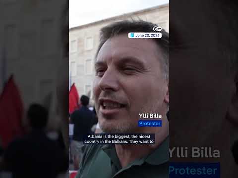 Thousands of Albanians protest Trump-linked resort project | DW News