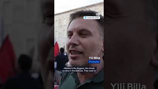 Thousands of Albanians protest Trump-linked resort project | DW News