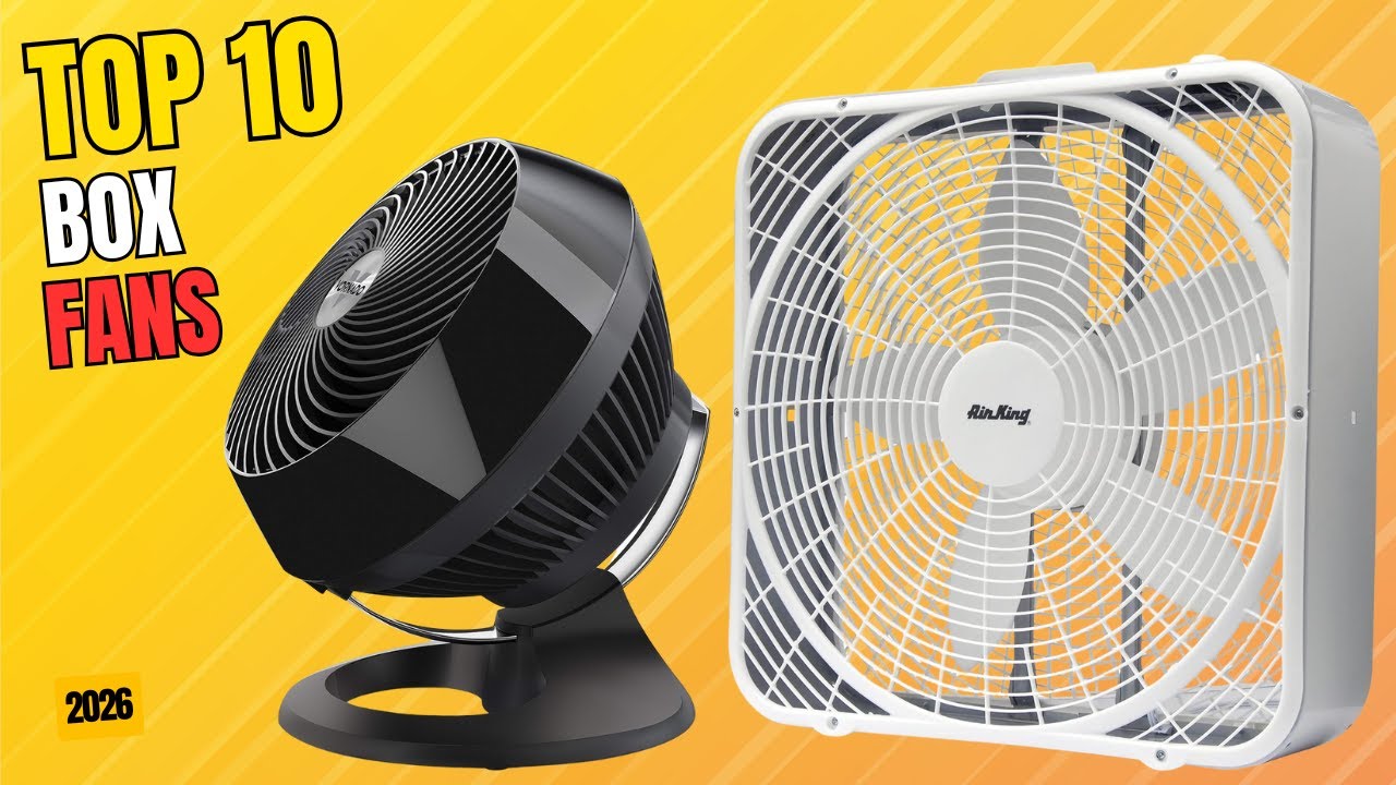 Best Box Fan 2026 | Top 10 Best Box Fans for Efficient Cooling and ...