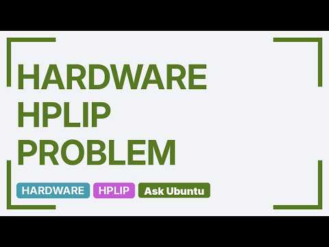 Ubuntu: Problem installing HPLIP cups