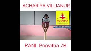 RANI POOVITHA||GRADE 7B |MALLAKHAMB |ACHARIYA VILLIANUR