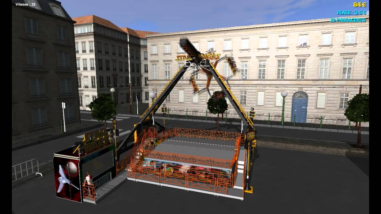 Simulation de manège su Ride Control ! Le Star Wars ! ( Loop Fighert ...