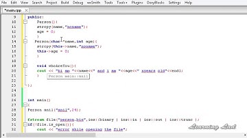 118   C++ Binary Files   Read, Write Methods  File Management Video Tutorials