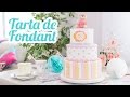 Tarta de fondant | #13 Mesa dulce para Baby Shower | Quiero Cupcakes!