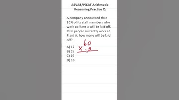 ASVAB/PiCAT Arithmetic Reasoning Practice Test Q: Multiplying Decimals #acetheasvab w/ #grammarhero