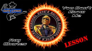 LESSON - You Don't Know Me by Ray Charles, Eddie Arnold and Michael Grimm