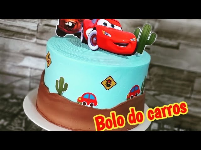 Bolo tema Carros 